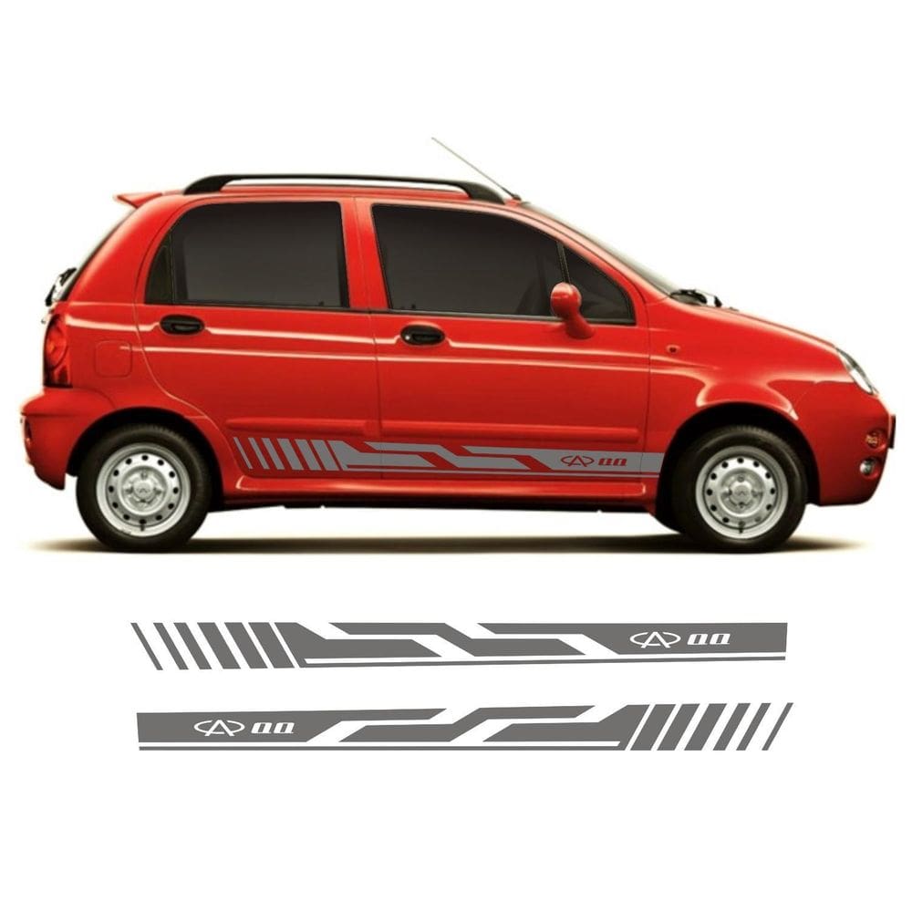 Adesivo Lateral Chery Cq3 Kit Faixa Colante Fita Tuning