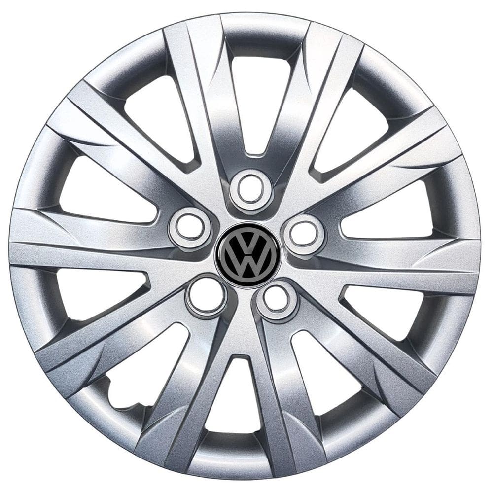 Jogo 4 Calotas Aro 15 Vw Fox Space Fox Polo Prata
