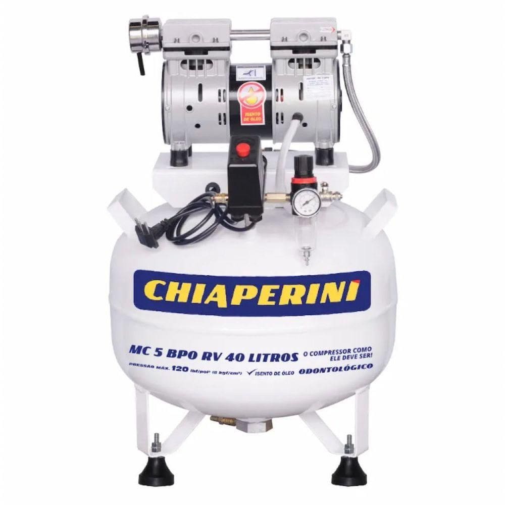 Motocompressor Odontológico S-óleo 40l Chiaperini 110V