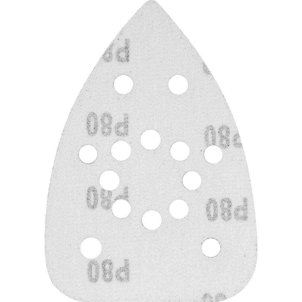 Lixa Delta Com Costado Pluma 140x140x93mm G80 10 Pçs Vonder