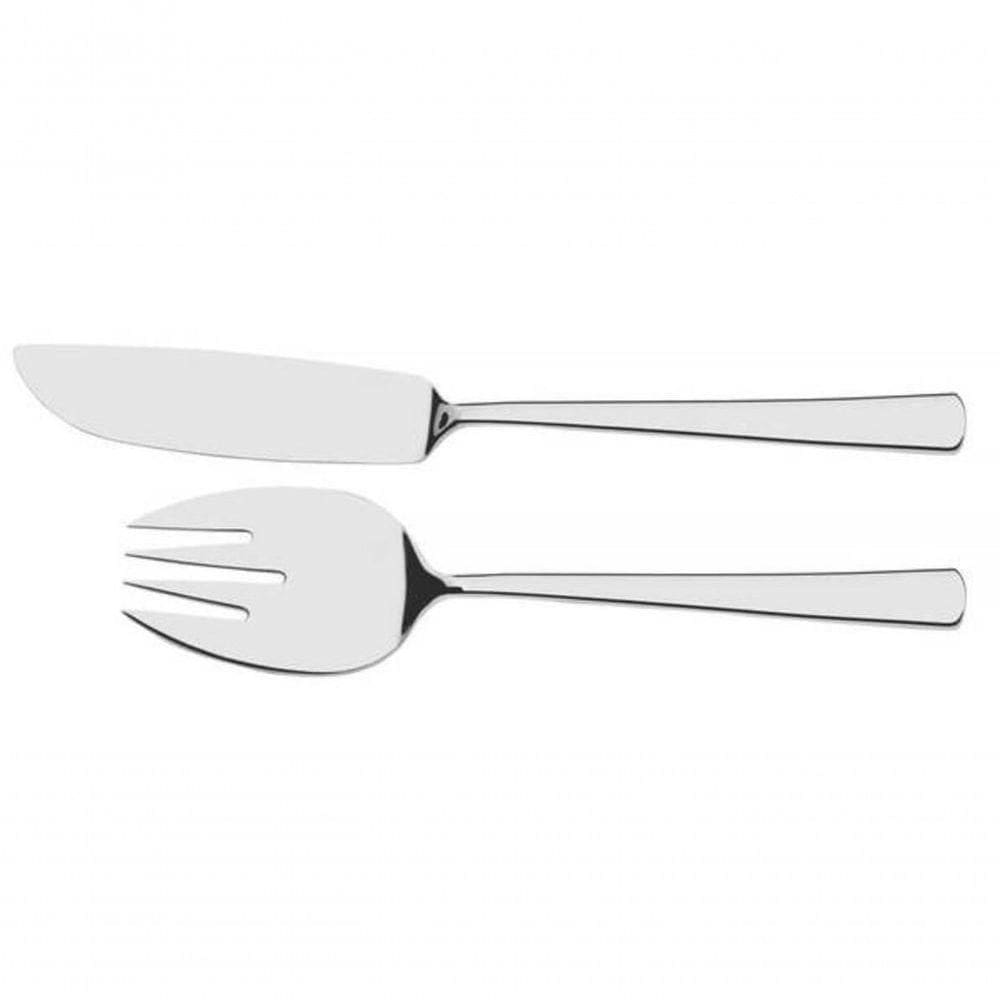 Talheres Trinchantes Para Peixe Tramontina Berlin Brilho Em Aço Inox