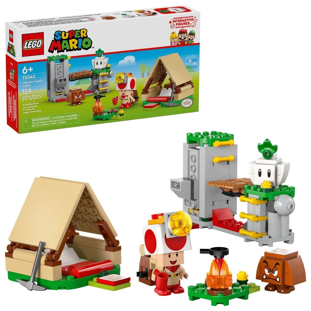 Brinquedo de construção LEGO Super Mario Captain Toad`s Camp 72040