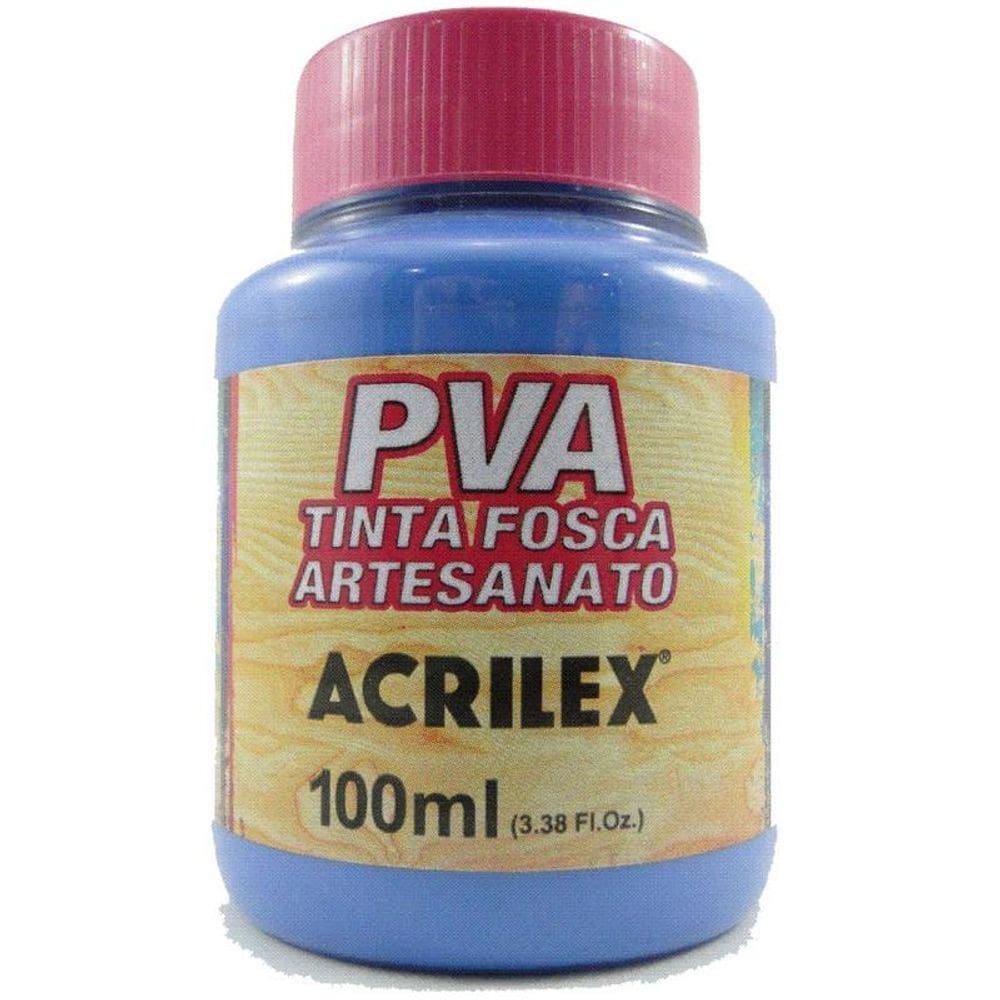 Tinta Acrilex Fosca Artes .100 Ml 825 Azul Contry