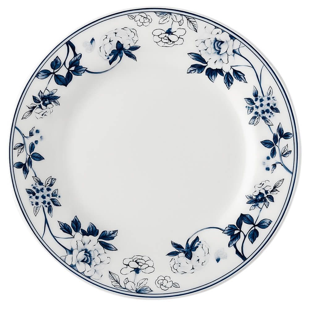 Prato de Sobremesa em Porcelana Mayara 1 peça - Hauskraft