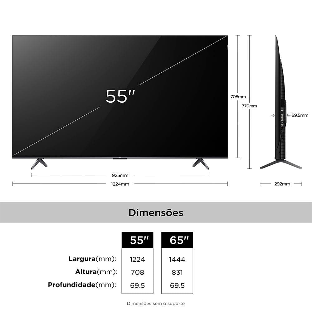 Smart TV TCL 4K QLED 55 Smart TV TCL 4K QLED 55