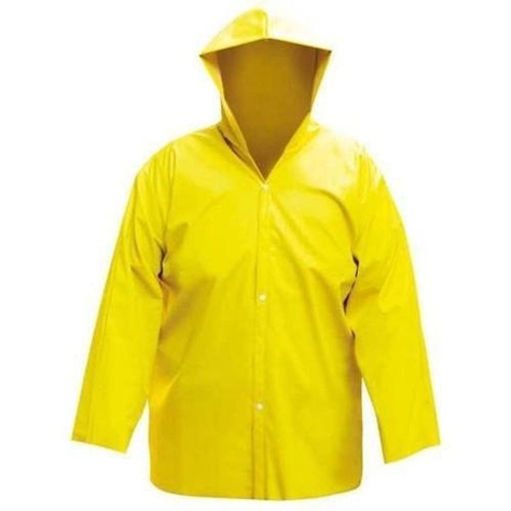 Capa De Chuva Pvc Com Forro Amarela Tam.Gg 1970 - Worker