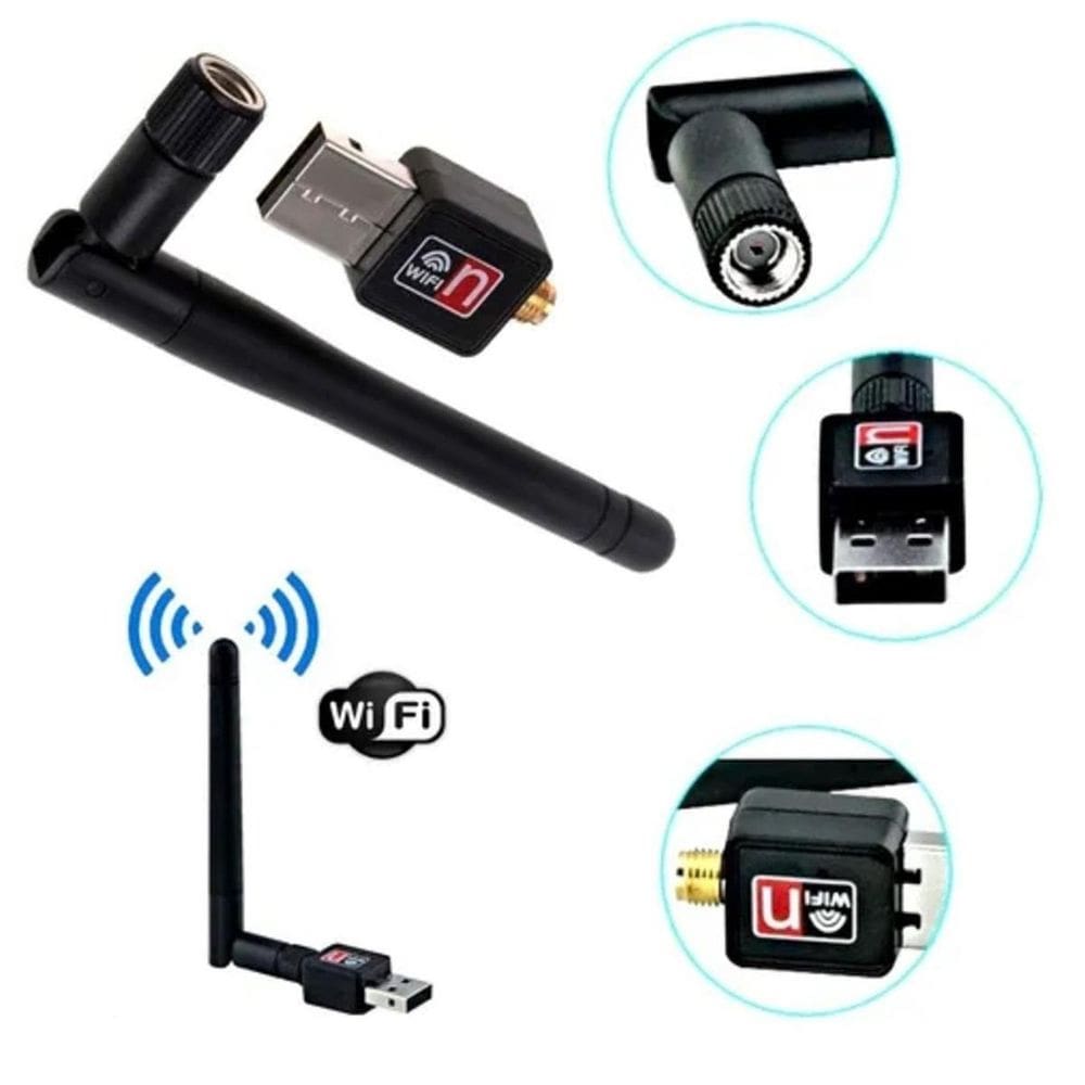 Adaptador Wireless Usb Wifi 1200Mbps Pc E Notebook