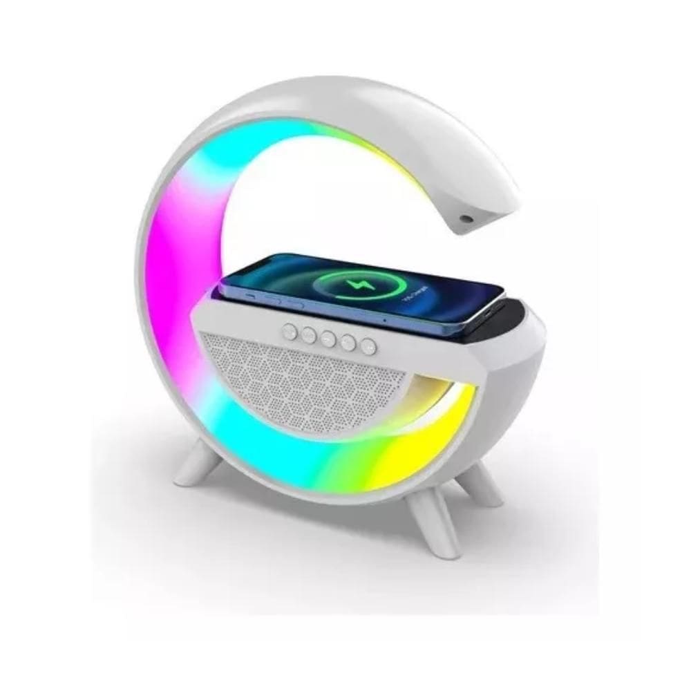 Luminária De Mesa G Speaker Smart Bluetooth C/Som Rgb