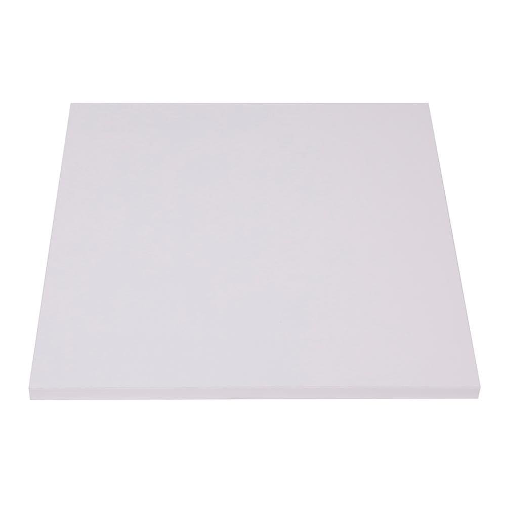 Tampo Quadrado 90 cm (Largura) P25 Pandin MDP 2,50 cm (altura) Cor Branco