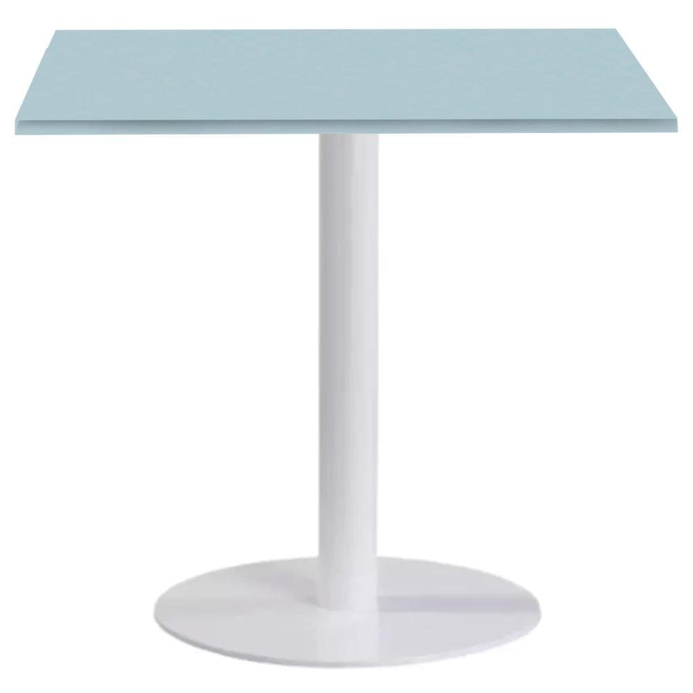 Mesa Pisa Beta Fratini Disco Redondo Branco Tampo MDP