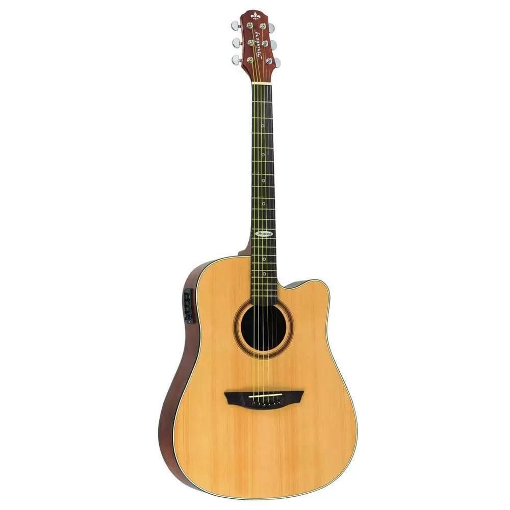 Violao Eletrico Strinberg Folk Aço Sd200C Ns Fosco + Capa