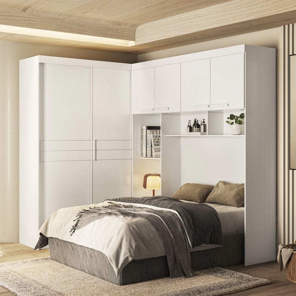 Quarto Modulado Moval Florenca Flex Branco