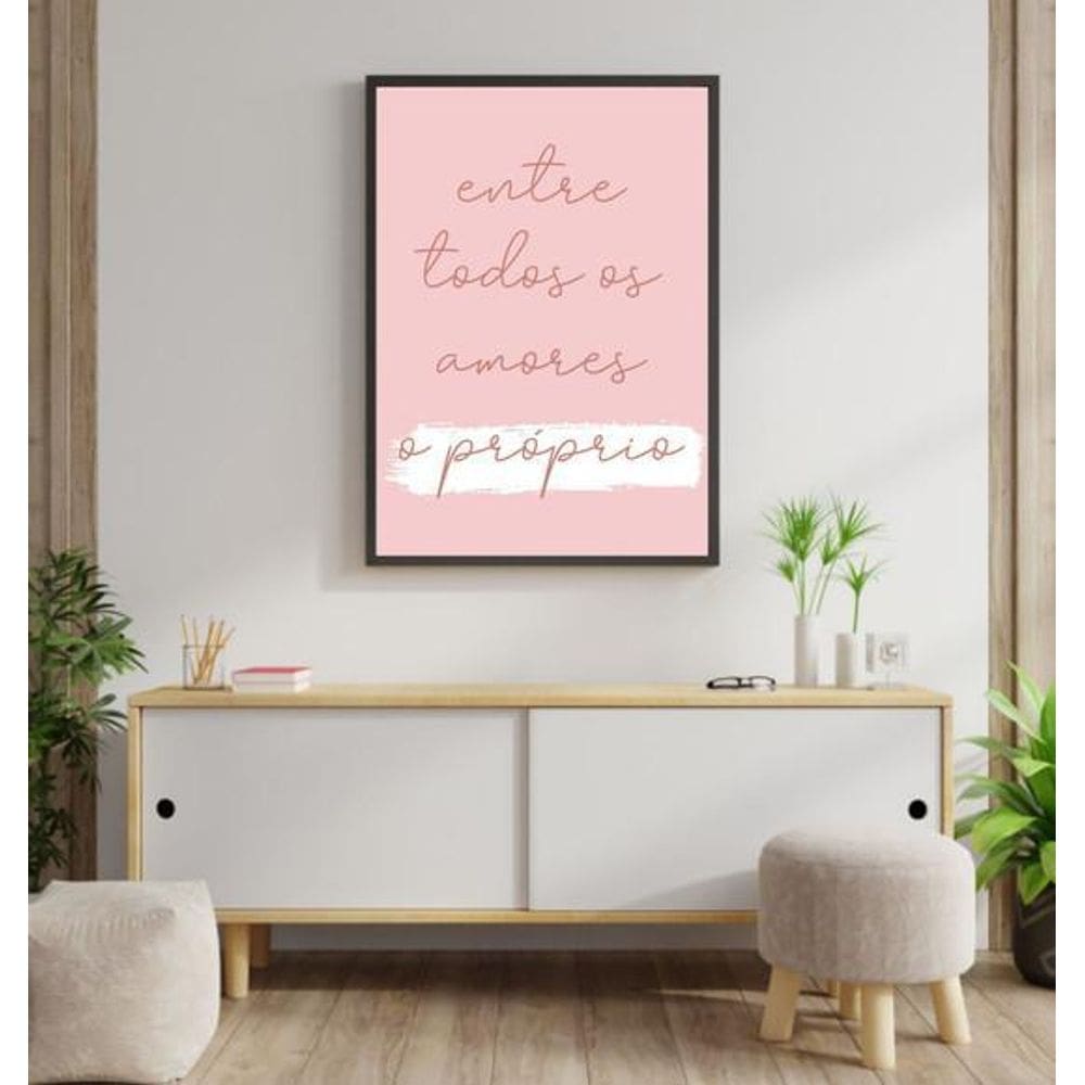 Quadro Entre Todos Os Amores, O Próprio 24X18Cm