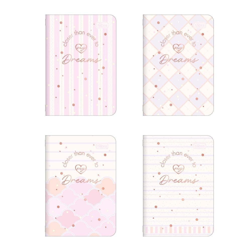 Caderneta capa flexível 1/8 Soho 32 folhas Tilibra