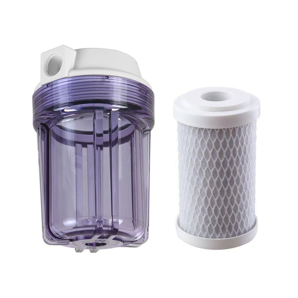 Filtro Água Chuveiro Hydronix 1/2 + Refil Carvão Reduz Cloro