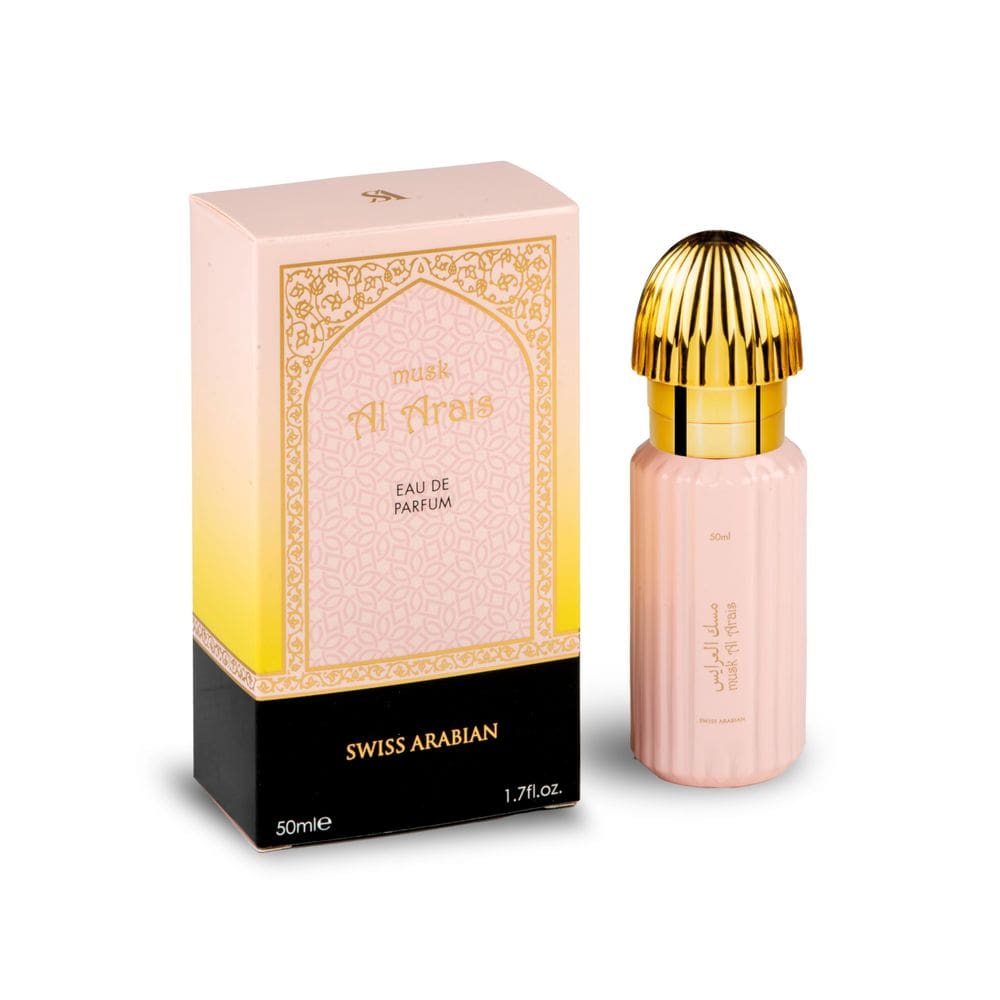 Perfume Swiss Arabian Musk Al Arais para mulheres e homens 50ml
