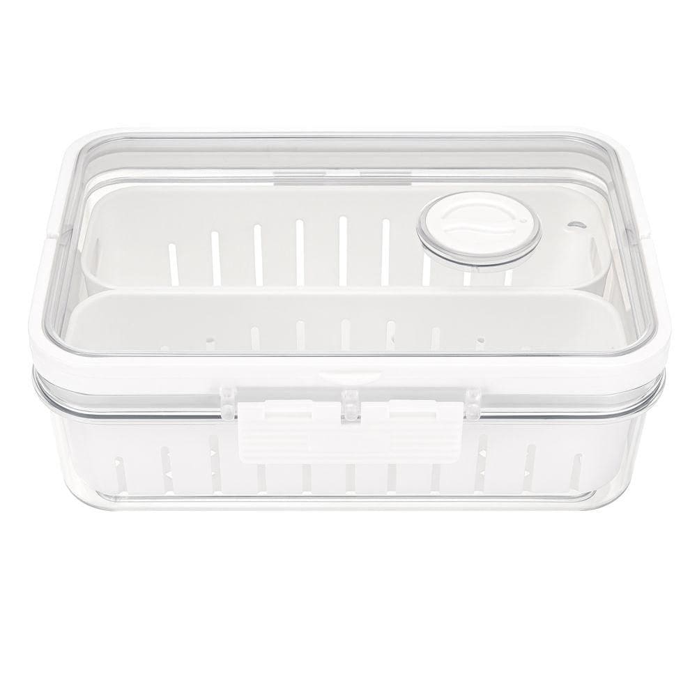 Pote Organizador de Geladeira Cesto 2 Divisórias - Quanhe
