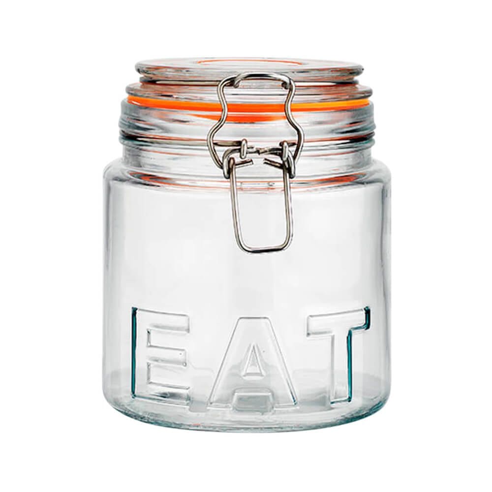 Pote Hermético de Vidro EAT 800ml 1 peça - Casambiente