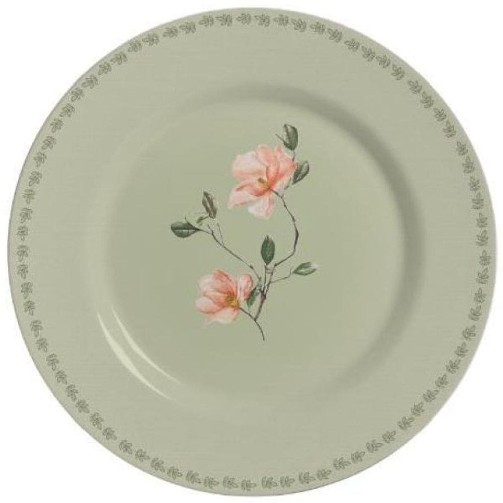 Conjunto Com 6 Pratos Raso Acetinado Magnolia By Aurora 29Cm