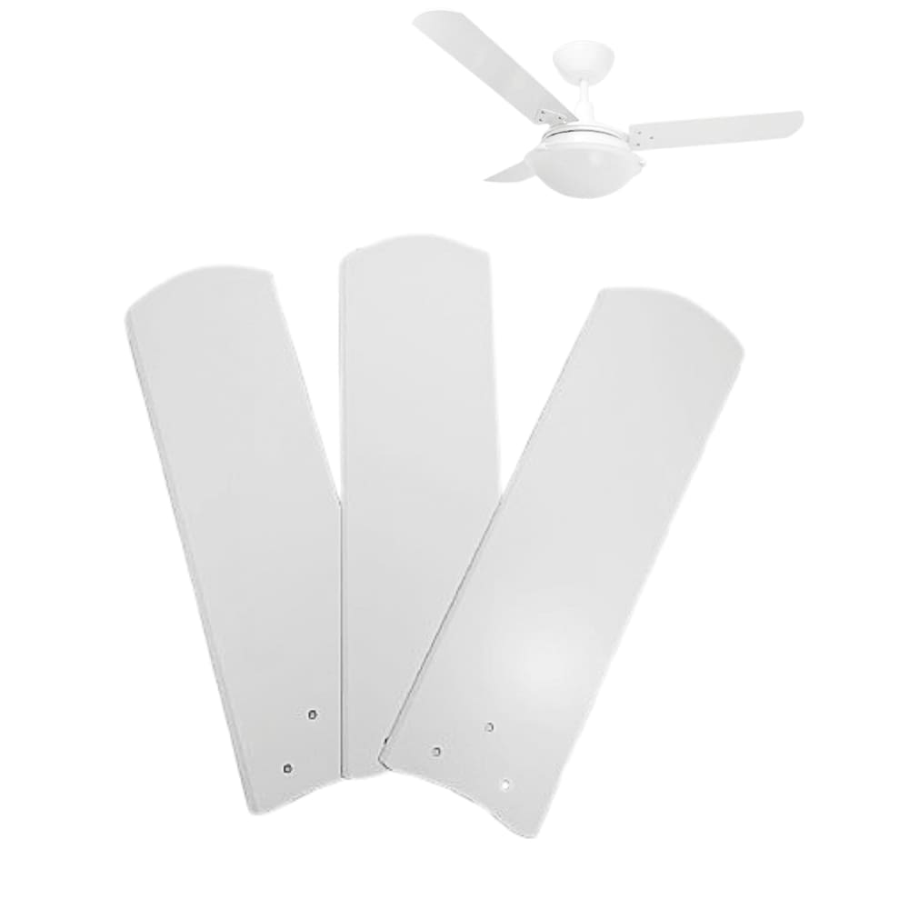 Hélice 3 Pás Mdf Citrino Branca Tron