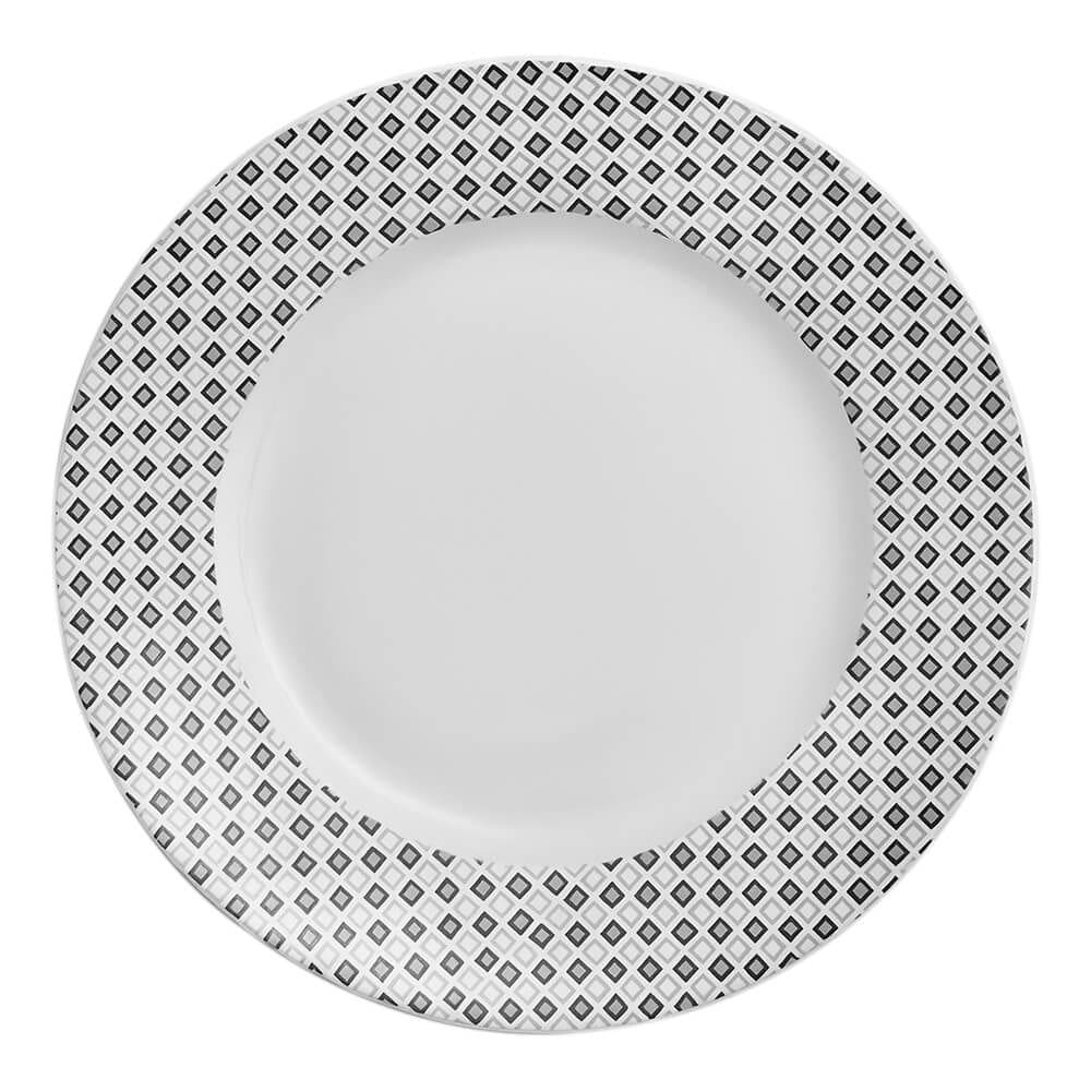 Prato Raso em Porcelana Luana 1 peça - Hauskraft