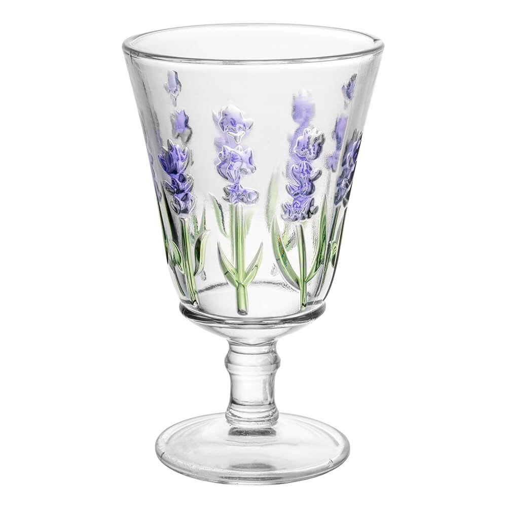 Taça de Cristal Lavanda Hand Painting 1 peça - Lyor
