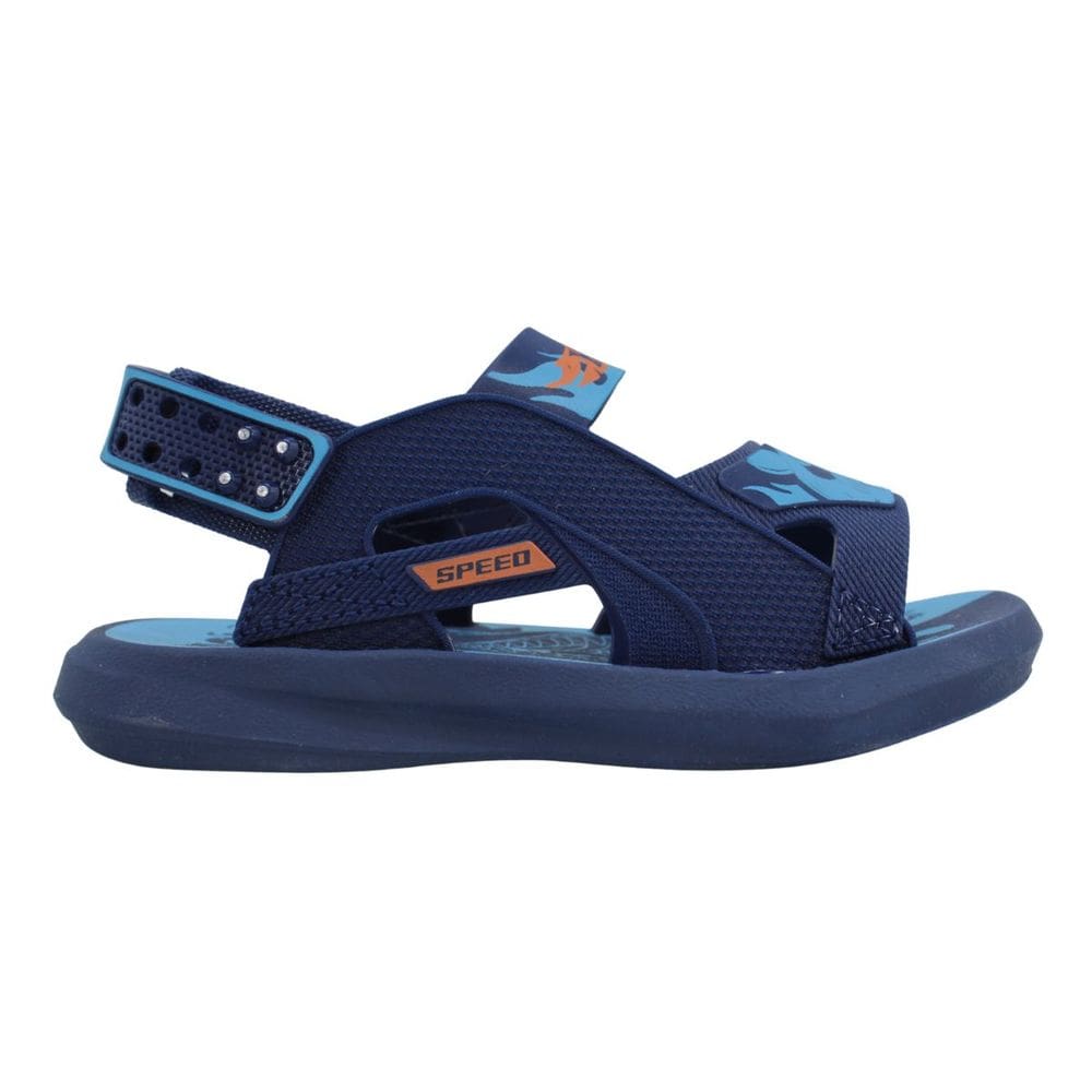 Sandália Infantil Grendene Kids Hot Wheels Shark Azul