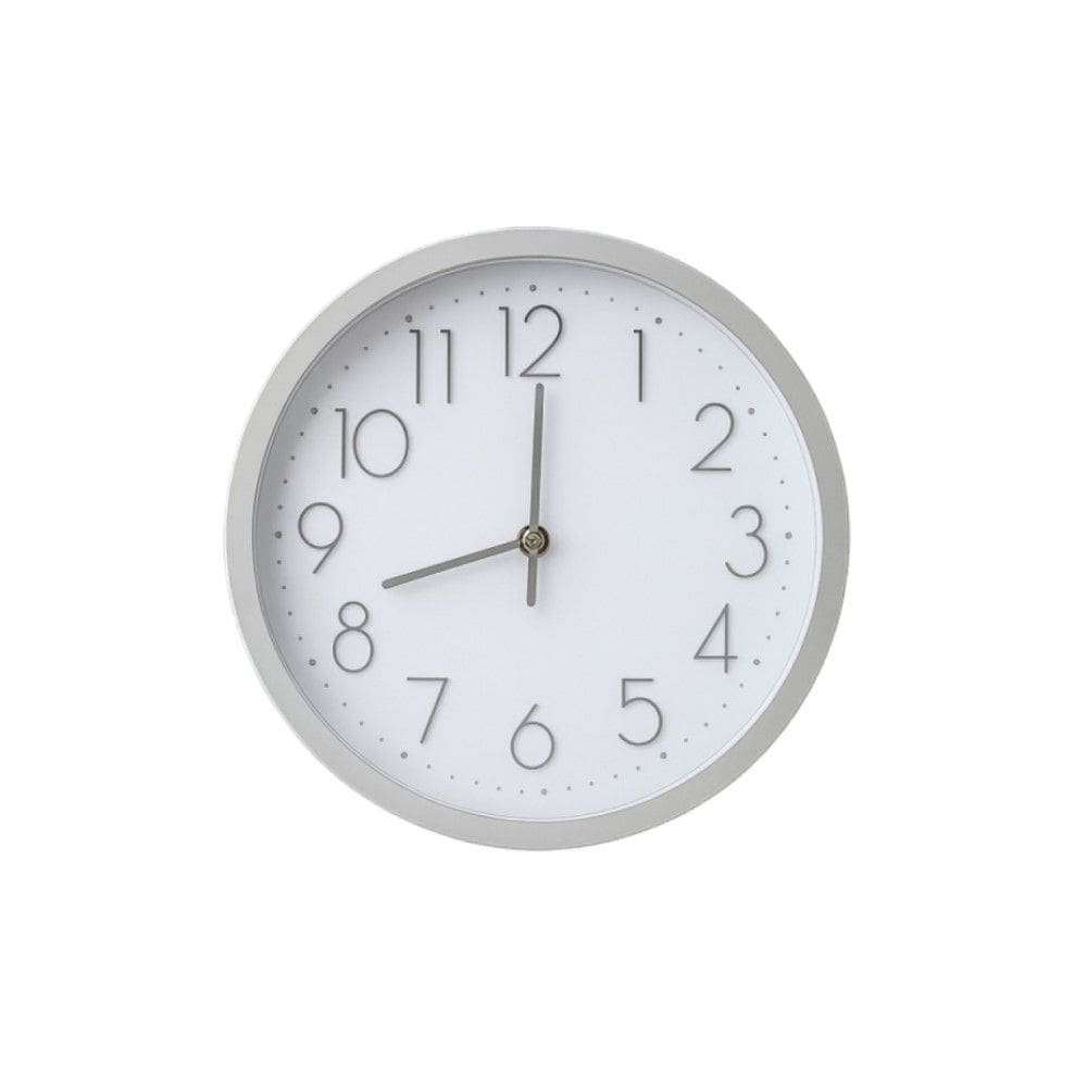 Relógio de Parede Silencioso Decorativo Redondo 20cm