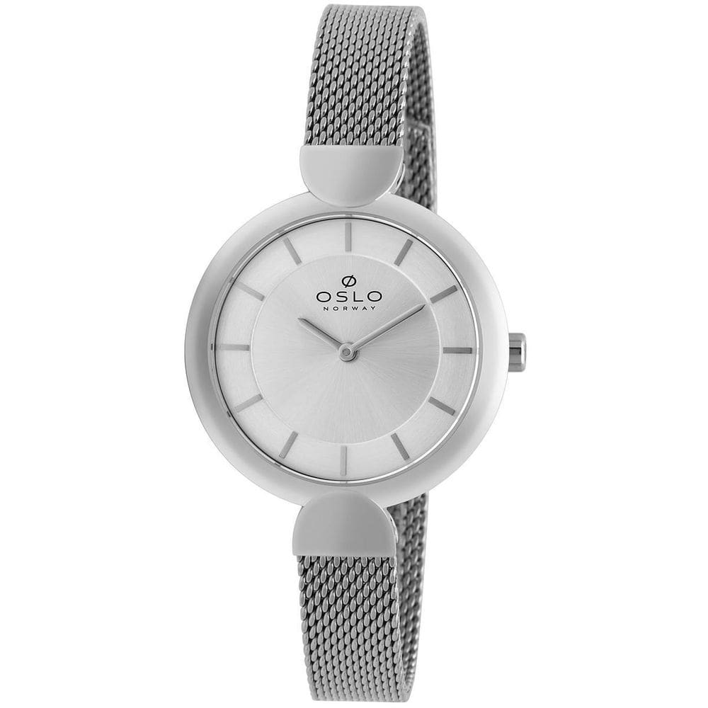 Relógio Oslo Feminino Ofbsss9T0024 S1Sx Slim Prateado