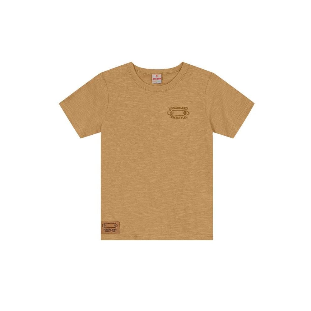 Camiseta flamê infantil menino de skate Brandili