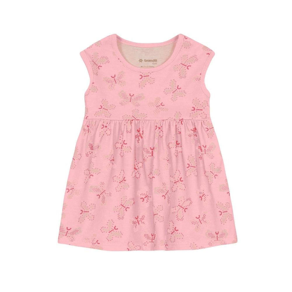 Vestido infantil menina de borboleta Brandili