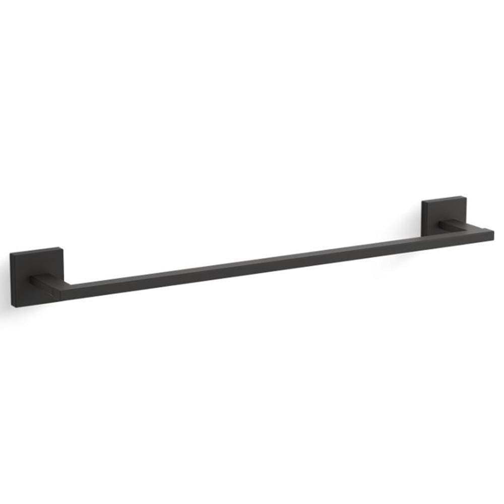 Porta Toalha 457Mm Black Matte Square Kohler 23284Br-Bl