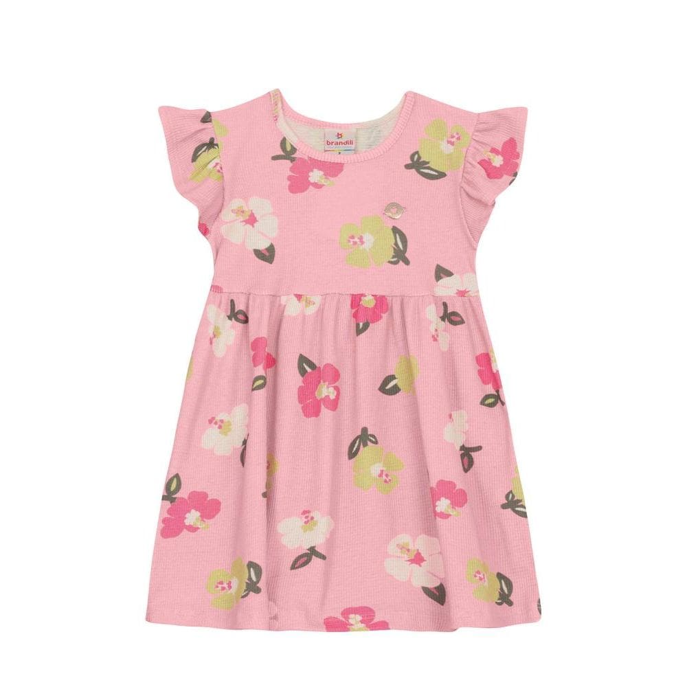 Vestido infantil menina florido Brandili
