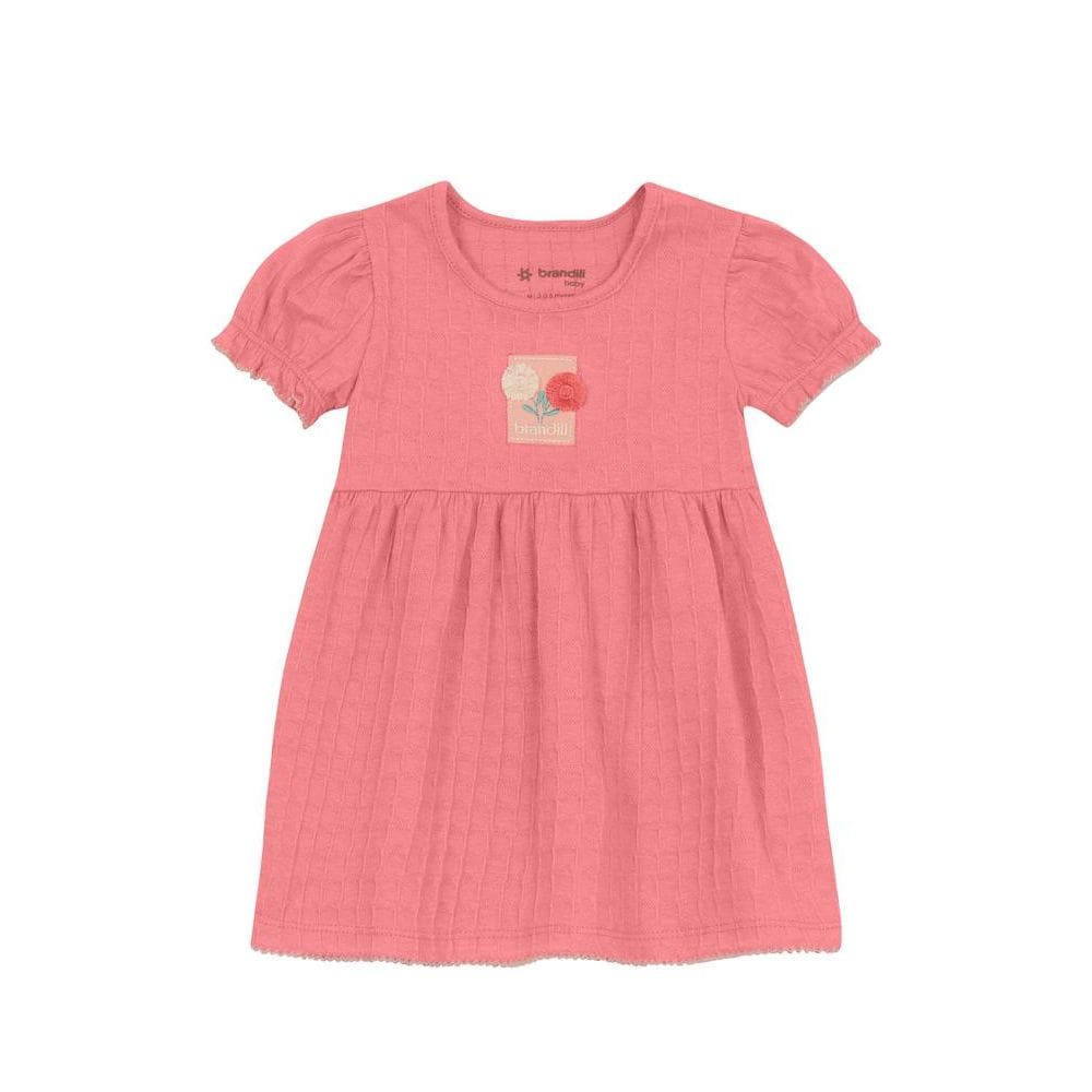 Vestido bebê menina quadriculado Brandili Baby