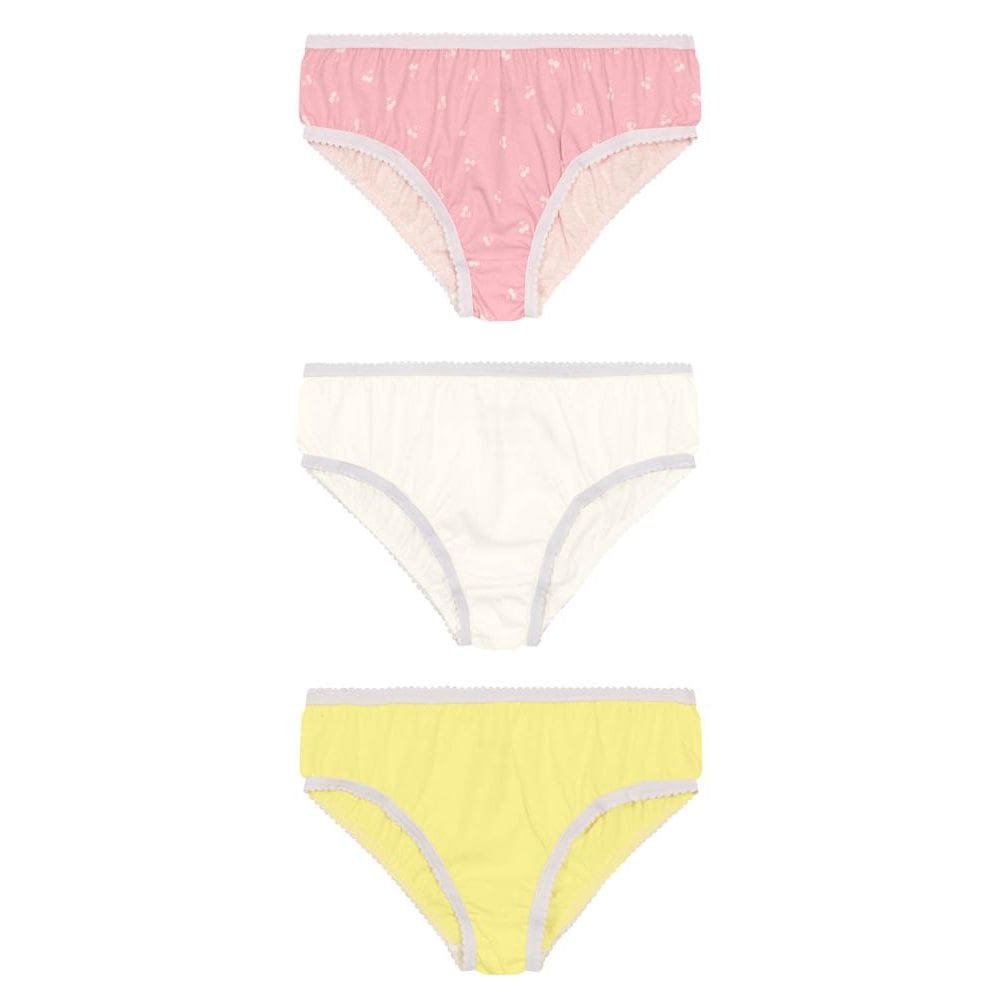 Kit 3 calcinhas infantil menina em cotton Brandili