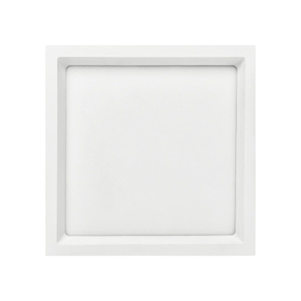 Painel de Led Embutir Stella Deep Quadrado 34x34cm Recuado 28W