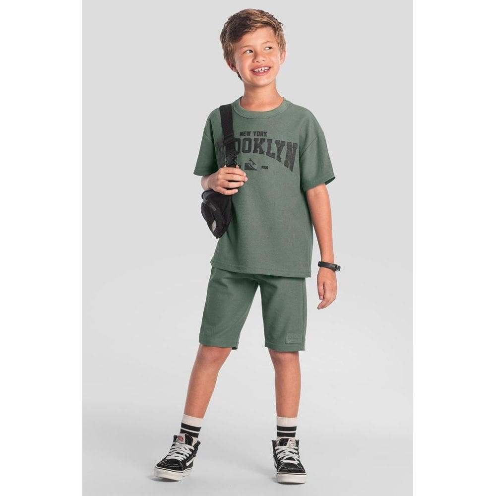 Conjunto infantil menino em relevo Brandili