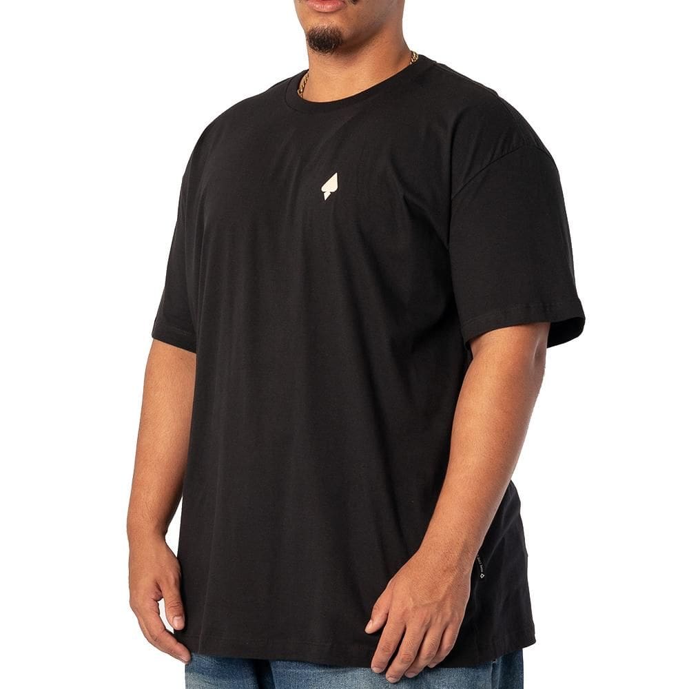 Camiseta MCD Oversized Caveira Arame SM26 Masculina Preto