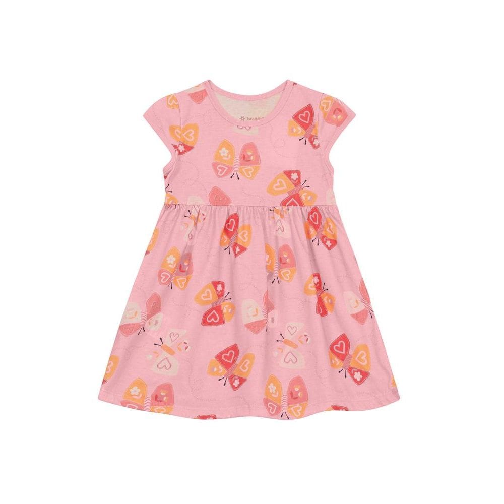 Vestido infantil menina de borboletinha Brandili