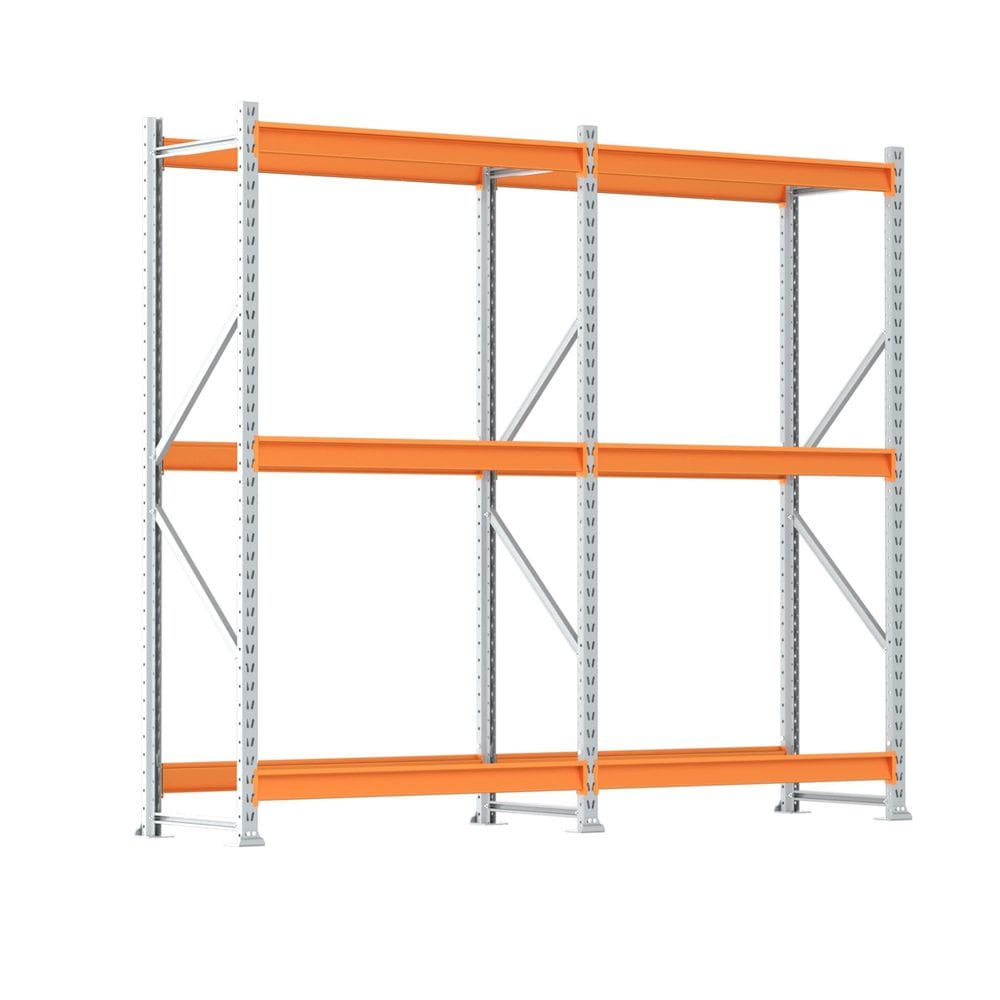 Mini Porta Pallet 120 250kg 3 Nivel Kit 240x200x60 Sem Bande