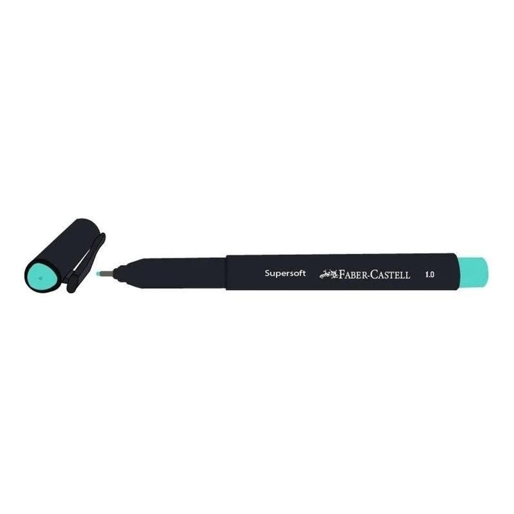 Caneta Supersoft Pen 1.0 Verde Esmeralda Faber Castell