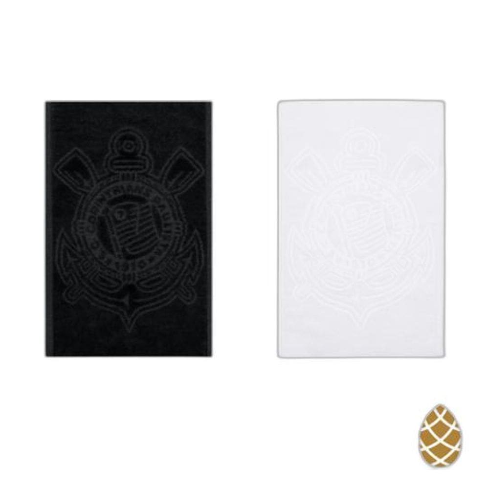 Kit 2 Toalhas De Rosto Jacquard Buettner Time Corinthians