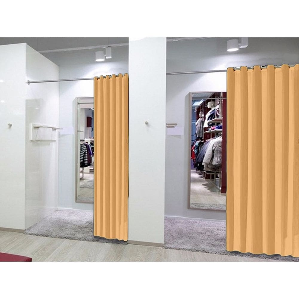 Cortina Salmão Provador Roupas 3,00x2,00 Privacidade Total