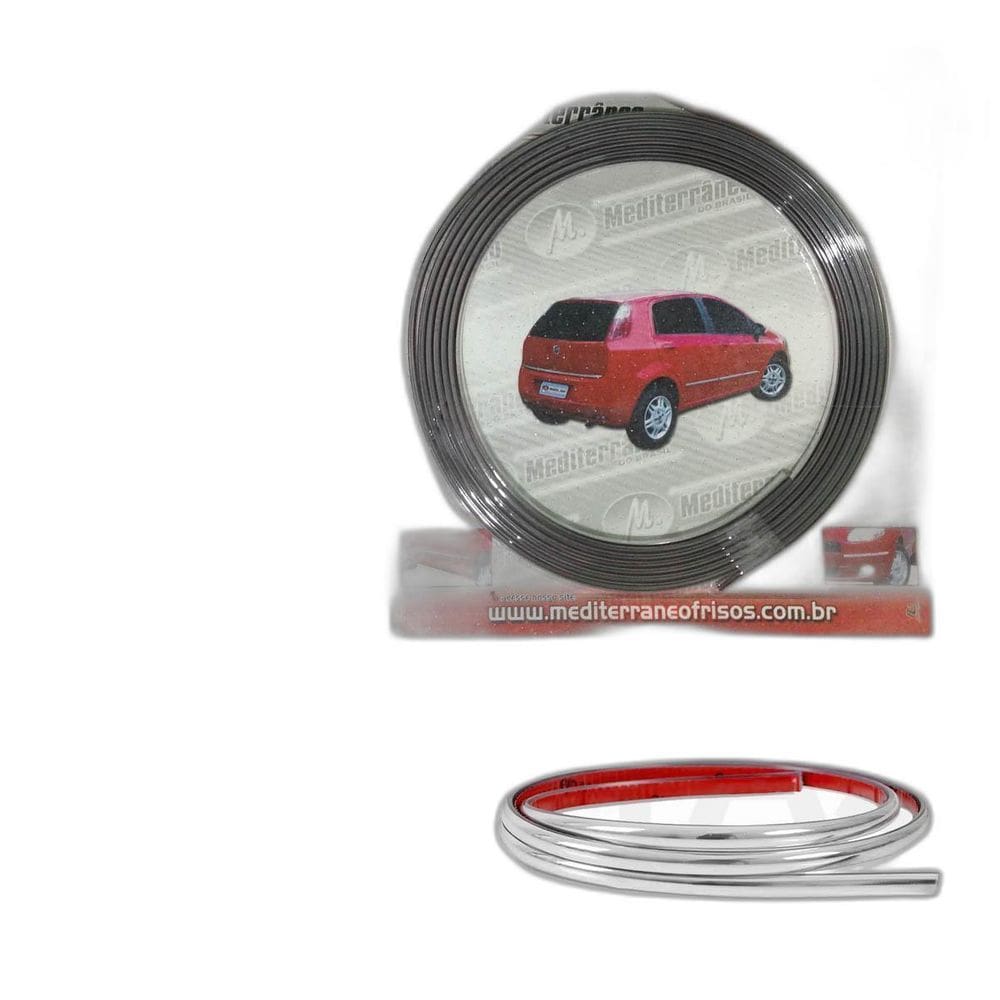 Friso Lateral Cromado Universal 12Mm 6 Metros Pa6250