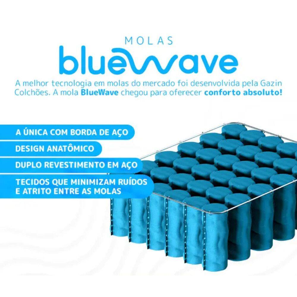 Colchão Queen Size Molas BlueWave Dortmund | Casas Bahia