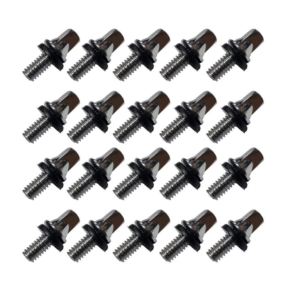 Kit 20 Parafuso Para Pedal De Bumbo Bateria 12Mm X 5Mm 7/32