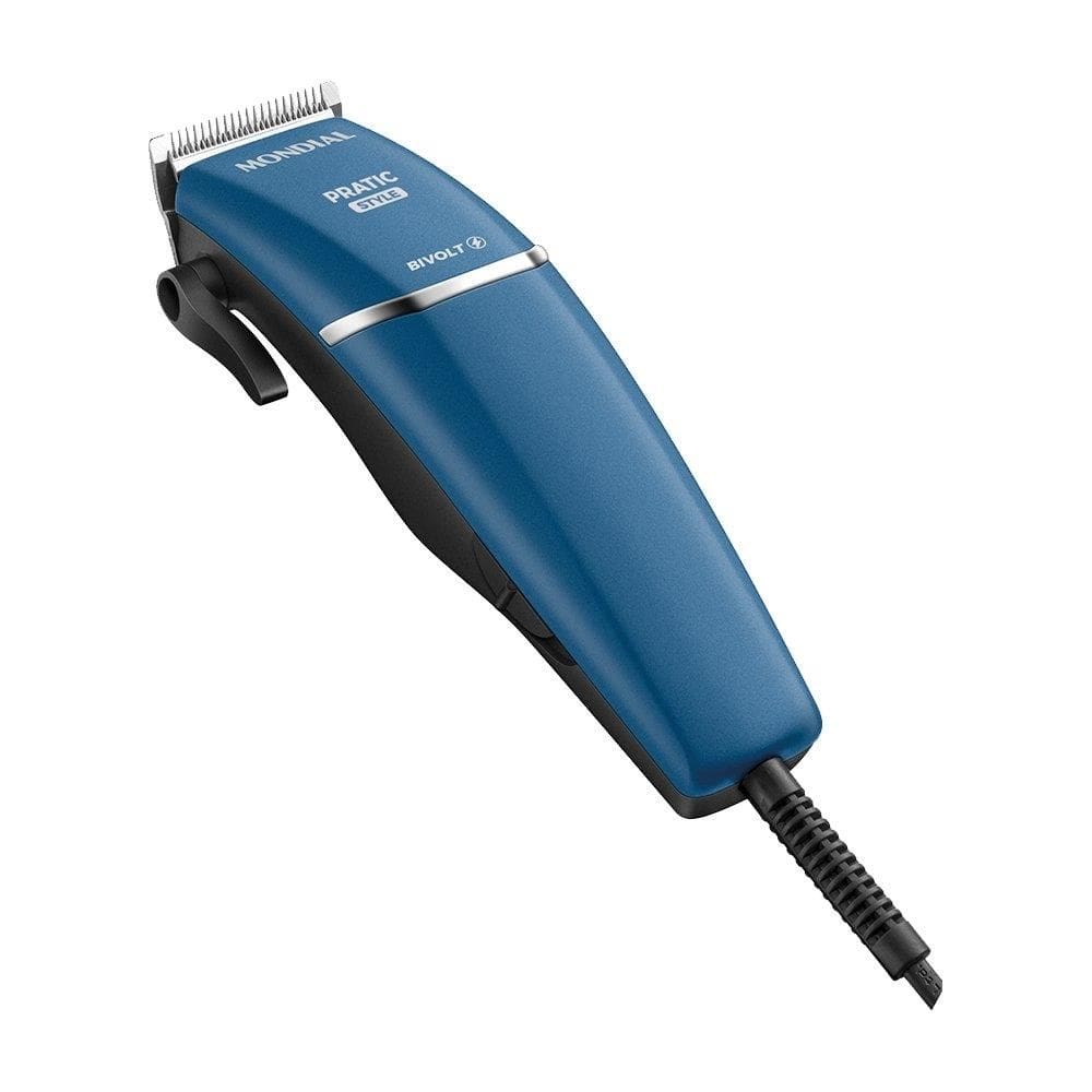 Cortador De Cabelo Mondial CR-10-BI | Azul, Bivolt