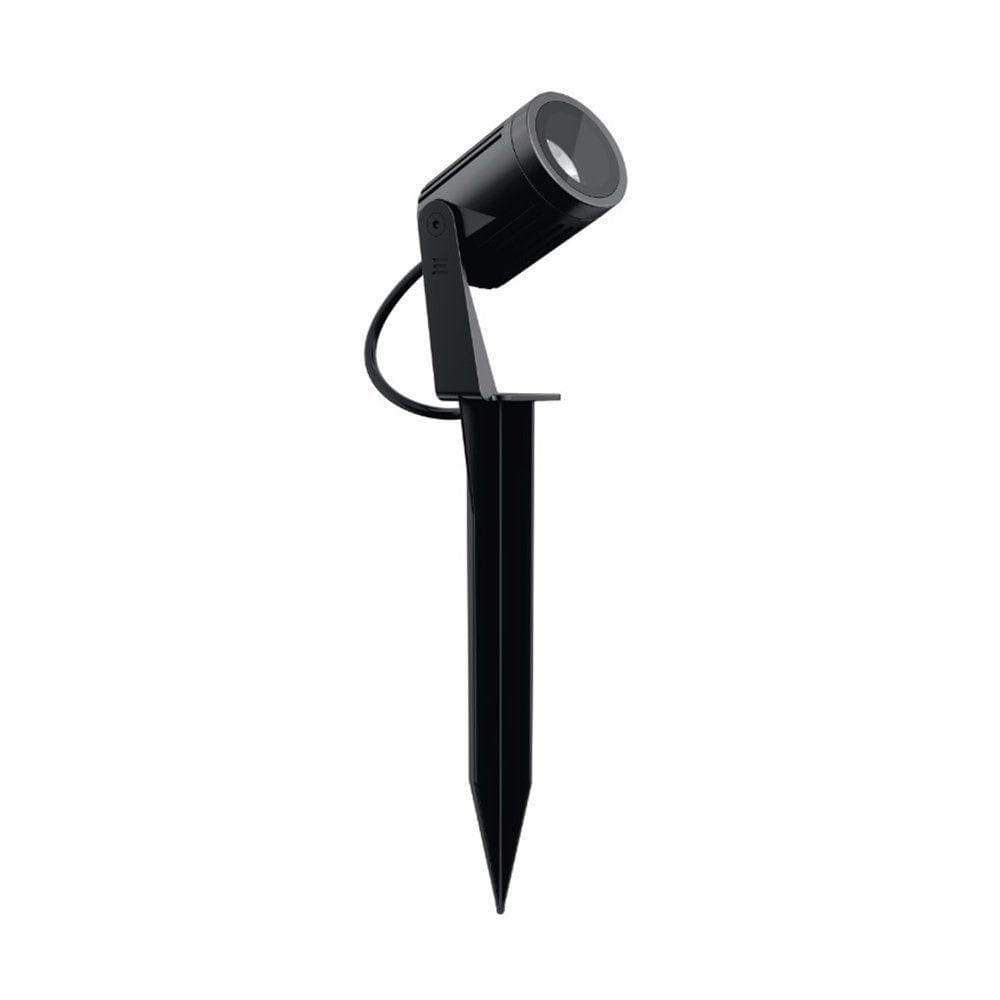 Espeto Para Jardim Stella S.ground Led 11,5w Bivolt Preto 3000k - Luz Amarela