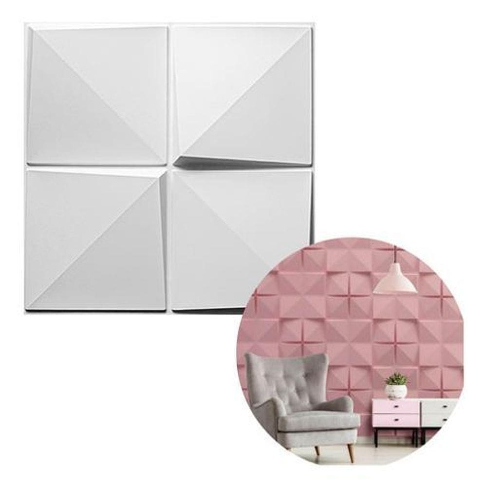 Placas Decorativas De Parede Ilove3D Luxo Modelos Cubos