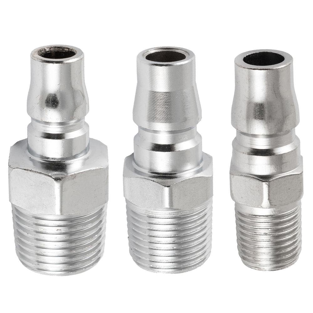 Kit 3 Adaptadores Nipple 1/4 3/8 E 1/2 Pneumático Japonês